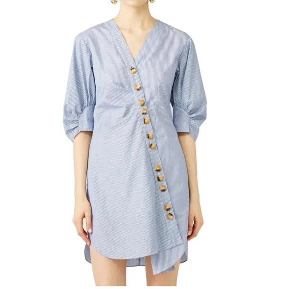 Tibi Jones Striped Mini Dress - Picture 5 of 7